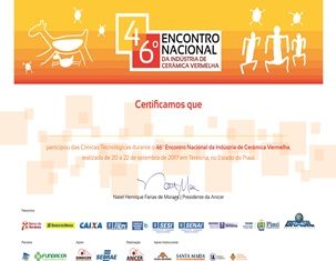 Certificados do Encontro 46 já estão disponíveis