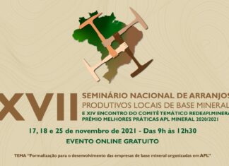 Anicer fará palestra nesta quarta, no XVII Seminário Nacional de Arranjos Produtivos Locais de Base Mineral
